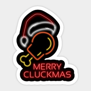 Merry Cluckmas Sticker